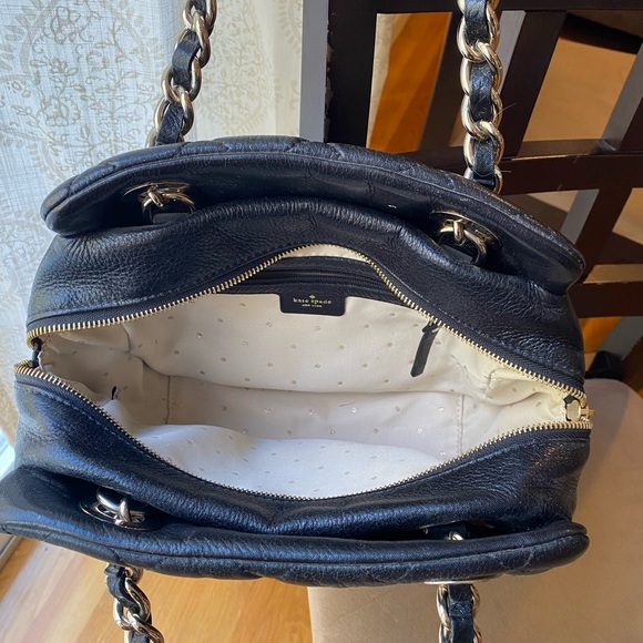 Kate spade black leather bag - Picture 2 of 3